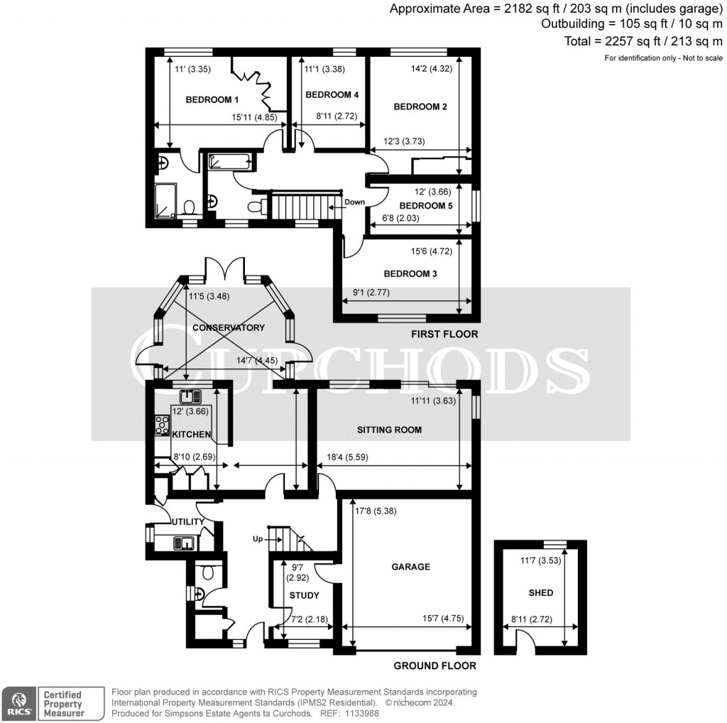 Floorplans For Wych Hill Lane, Woking, GU22