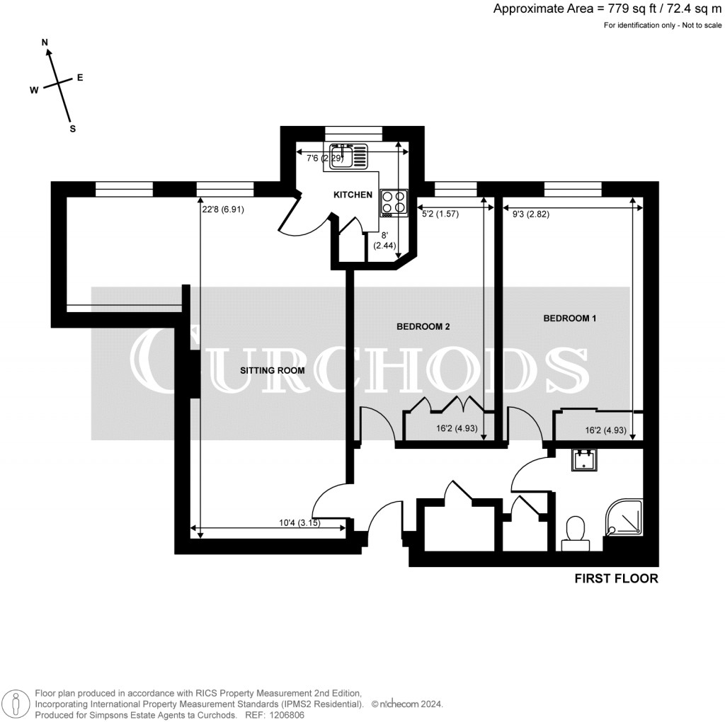 Floorplans For Grove Road, Woking, GU21