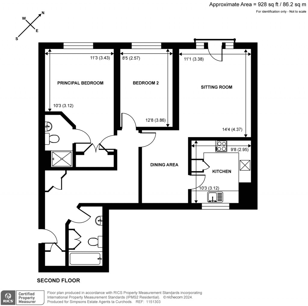 Floorplans For Old Woking Road, West Byfleet, KT14