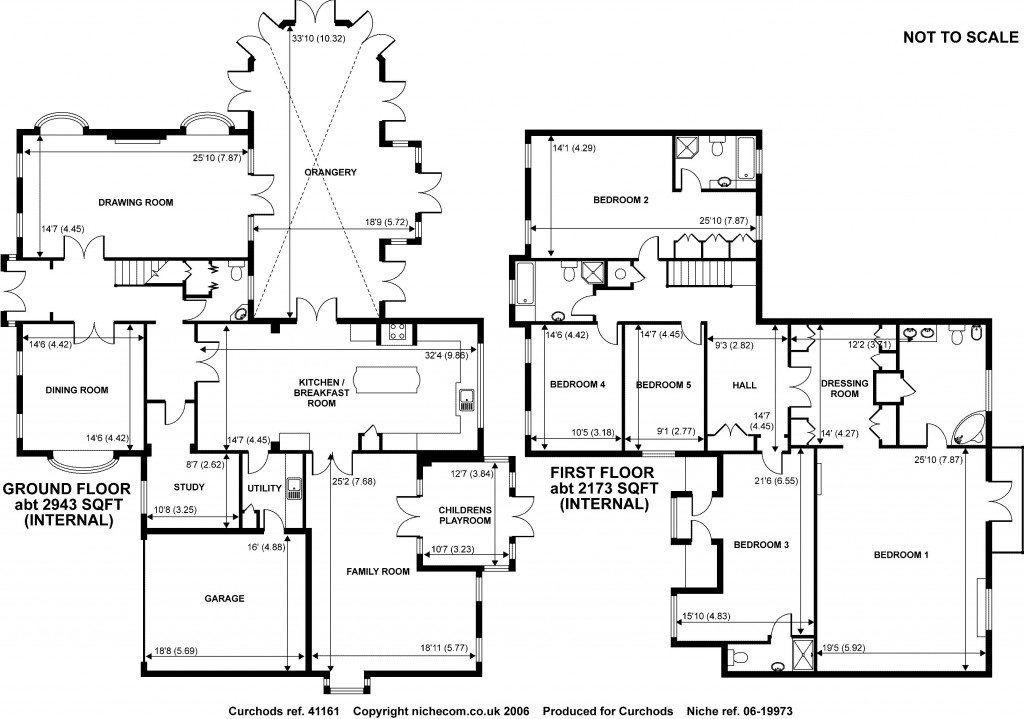 Floorplans For Cranley Road, Burwood Park, Walton-on-Thames, KT12