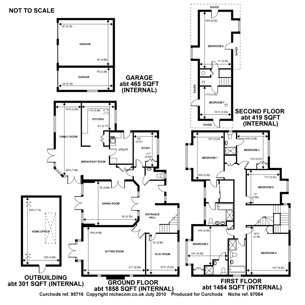 Floorplans For Kilrue Lane, Burwood Park, Walton-On-Thames, KT12