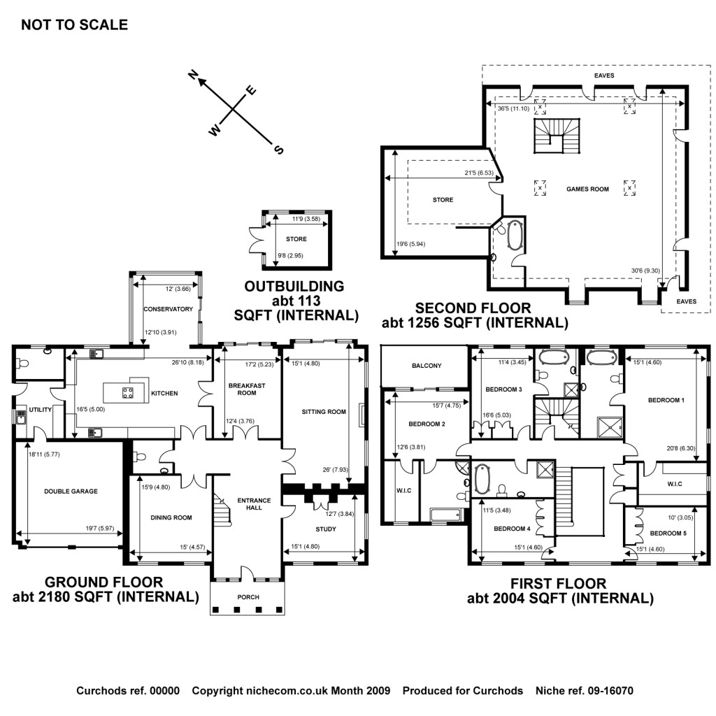 Floorplans For Burwood Road, Walton-on-Thames, KT12