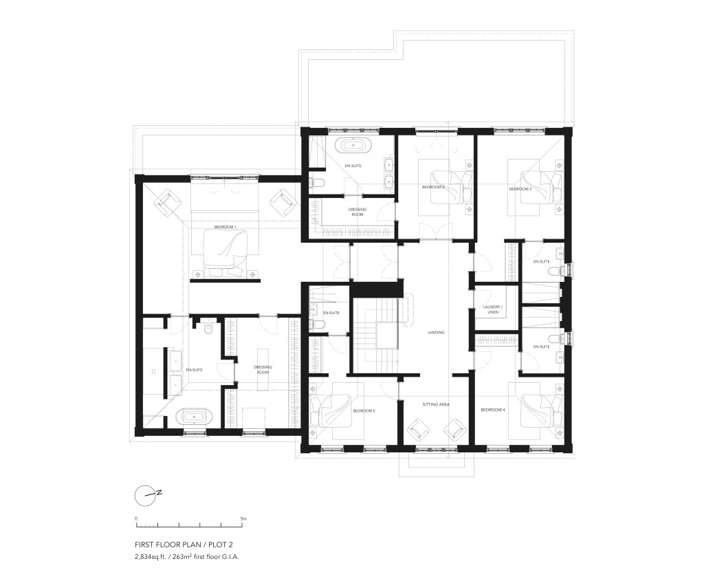 Floorplans For Onslow Road, Burwood Park, Walton-On-Thames, KT12