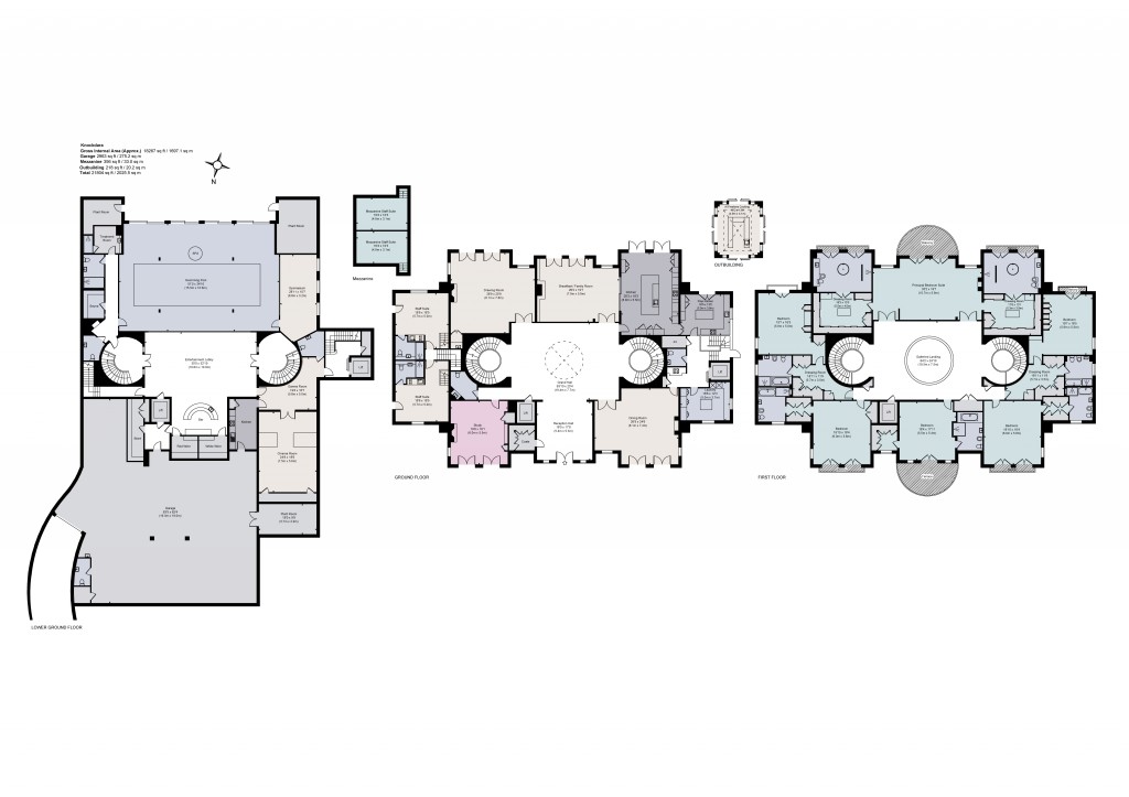 Floorplans For Cavendish Road, St George's Hill, Weybridge, KT13