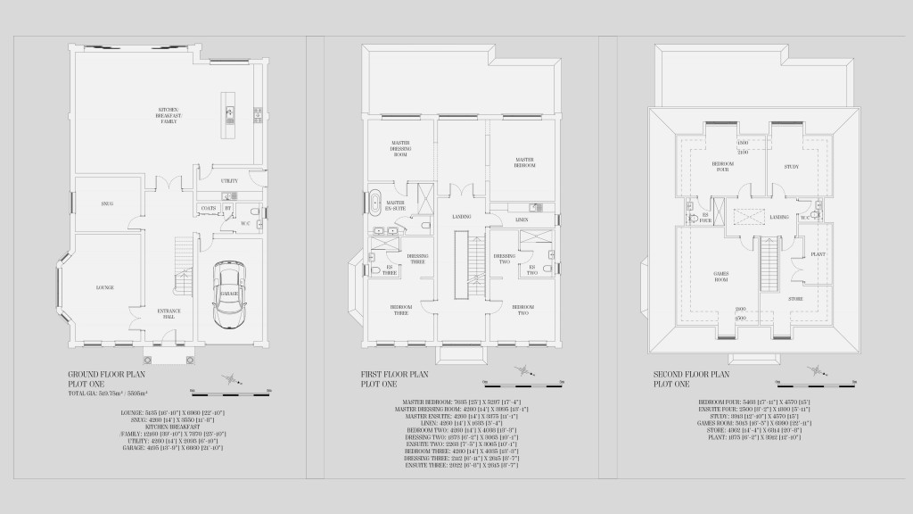 Floorplans For Woodside Road, Cobham, KT11