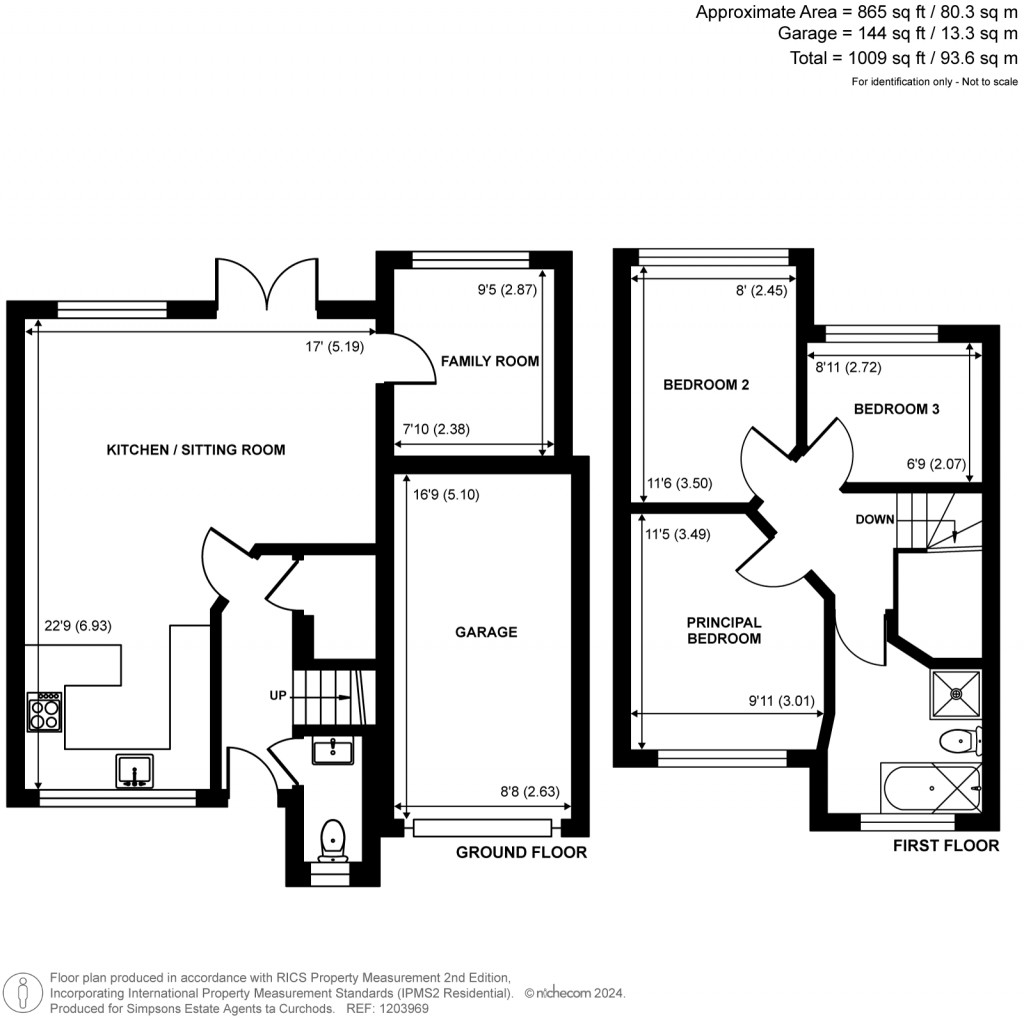 Floorplans For Mole Road, Hersham, KT12