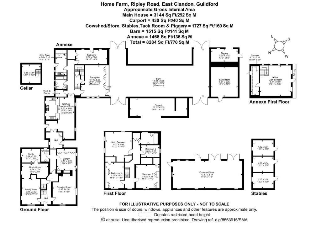 Floorplans For Ripley Road, East Clandon, GU4