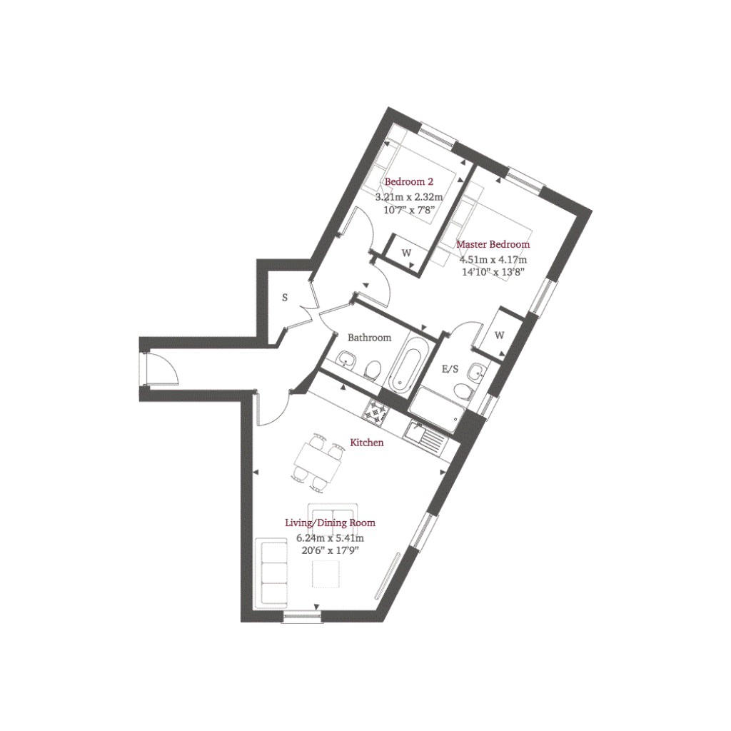 Floorplans For Bridge Street, Walton-On-Thames, KT12