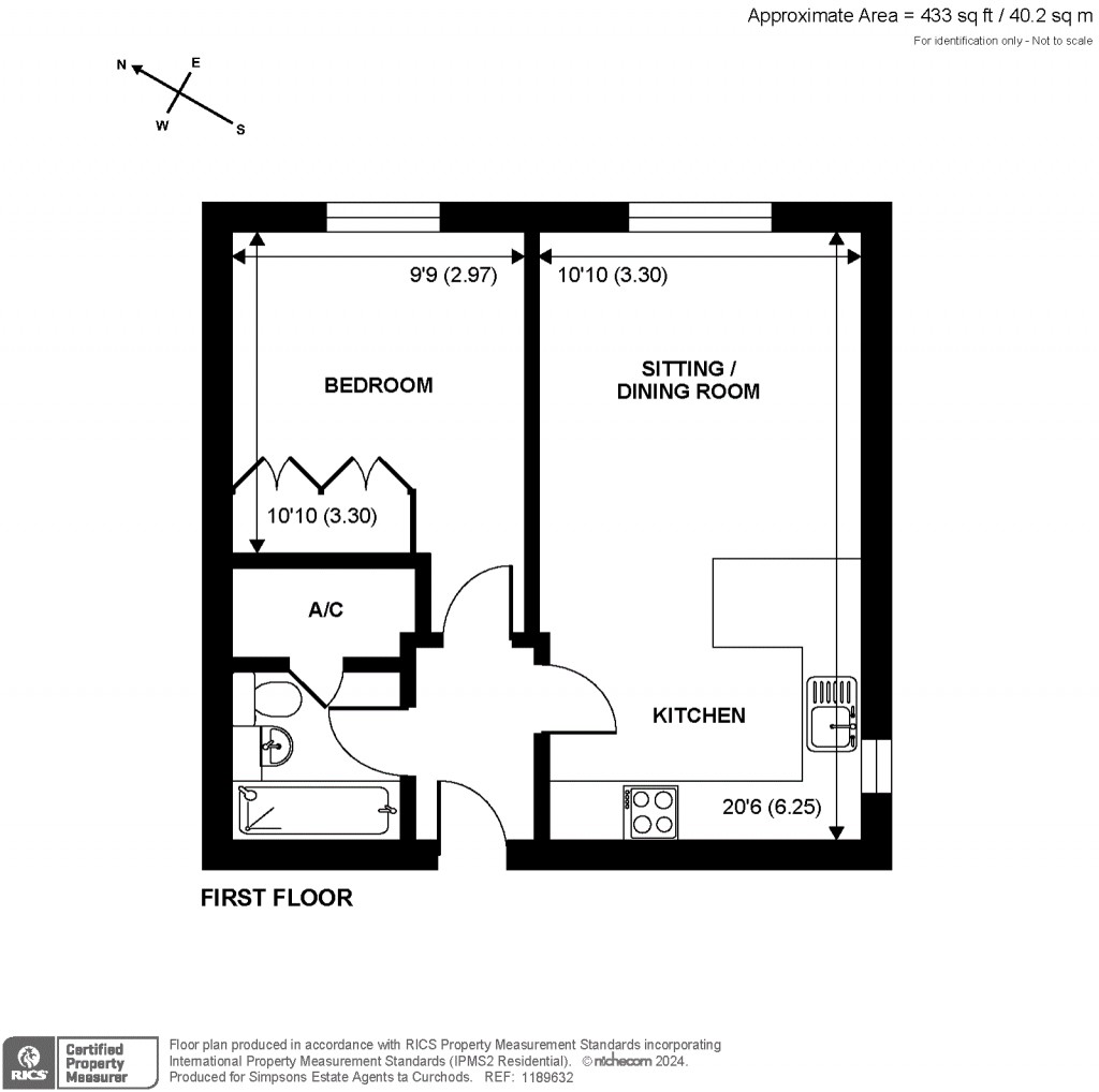 Floorplans For Freelands Road, Cobham, KT11