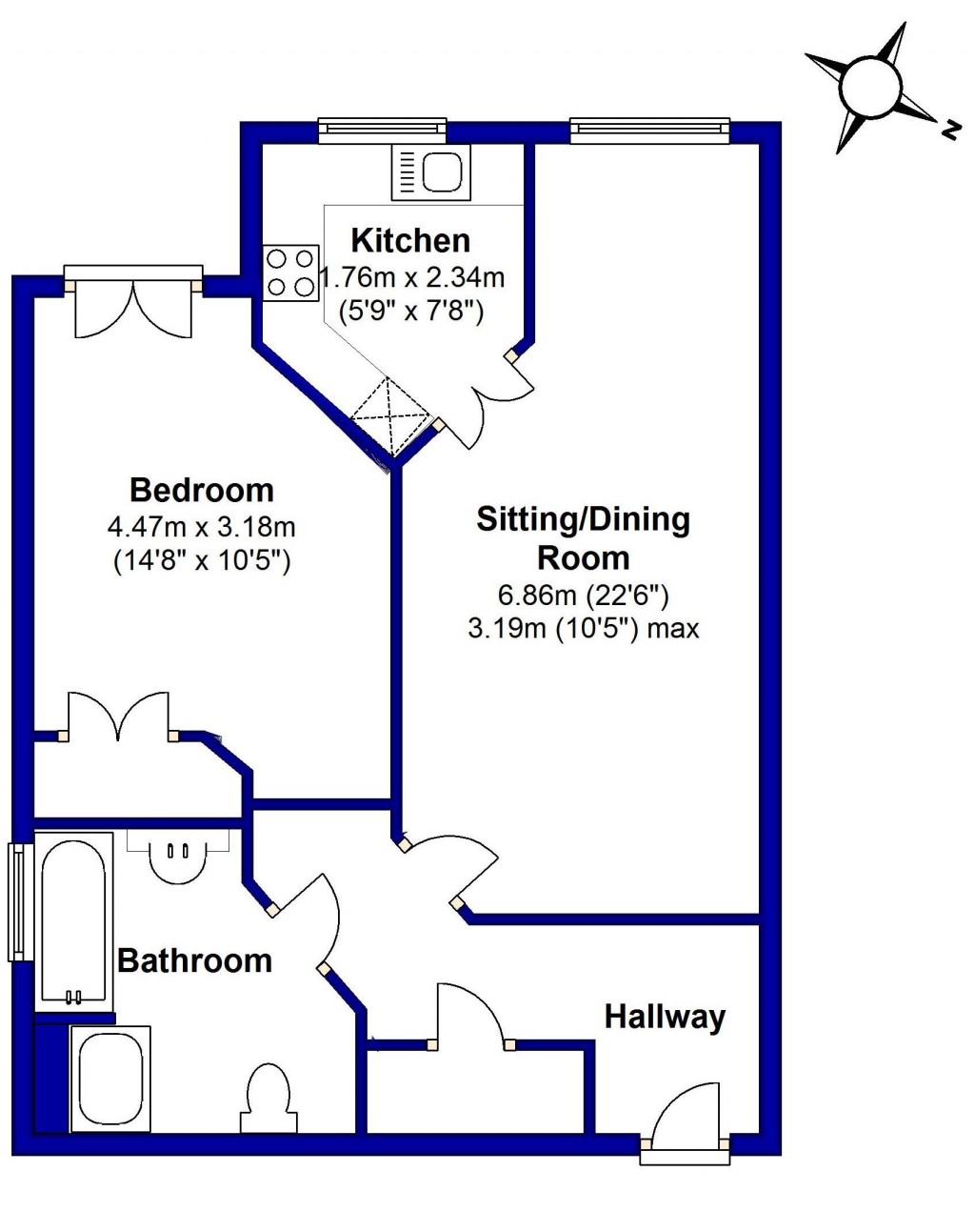 Floorplans For Highcliffe On Sea, Christchurch, Dorset