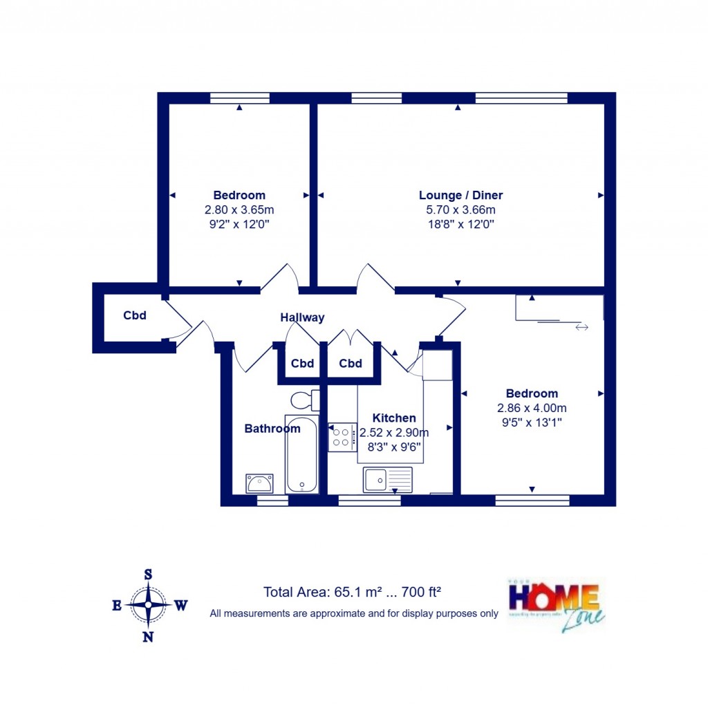 Floorplans For Highcliffe On Sea, Christchurch, Dorset