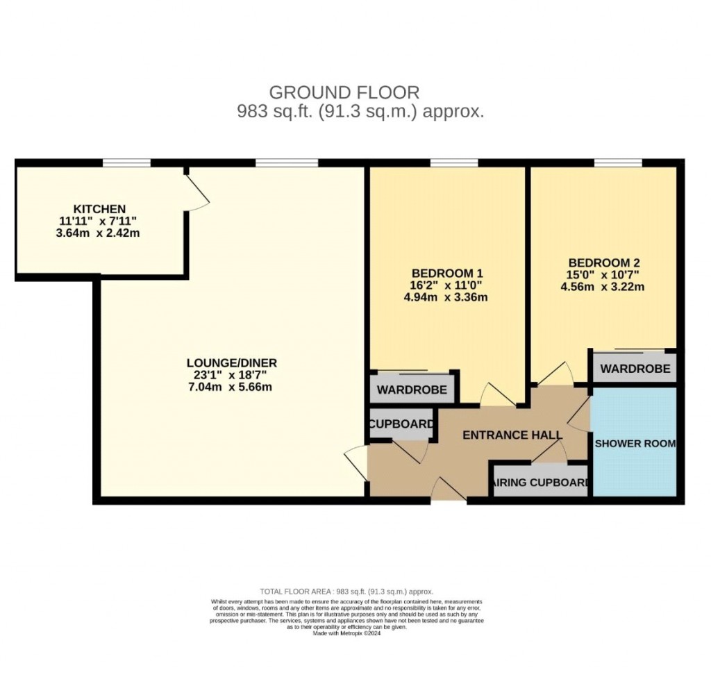 Floorplans For Highcliffe On Sea, Christchurch, Dorset