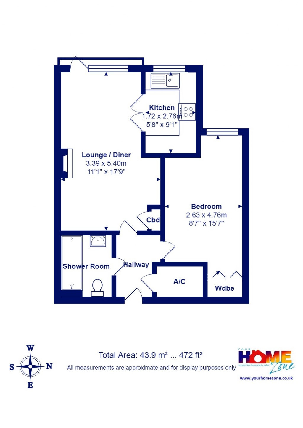 Floorplans For Highcliffe On Sea, Christchurch, Dorset