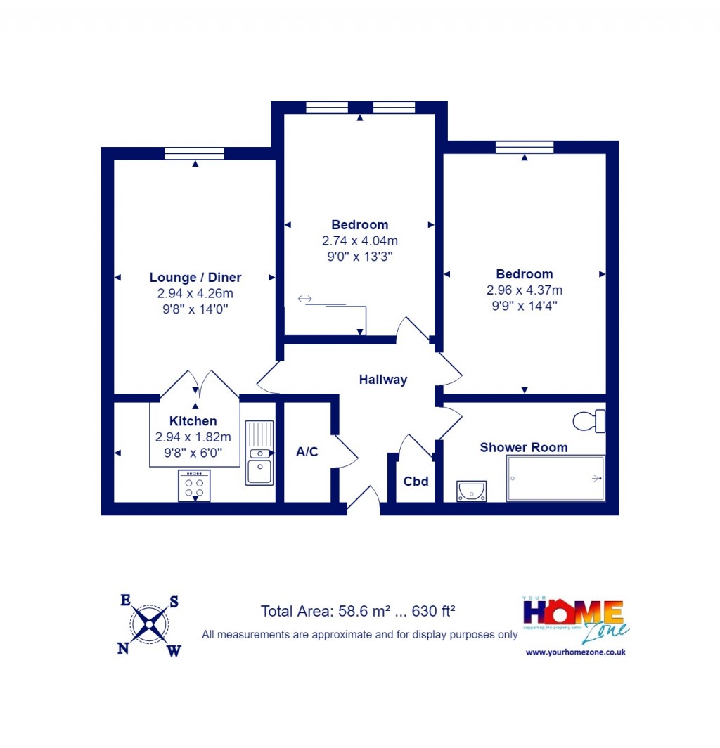 Floorplans For Highcliffe On Sea, Christchurch, Dorset