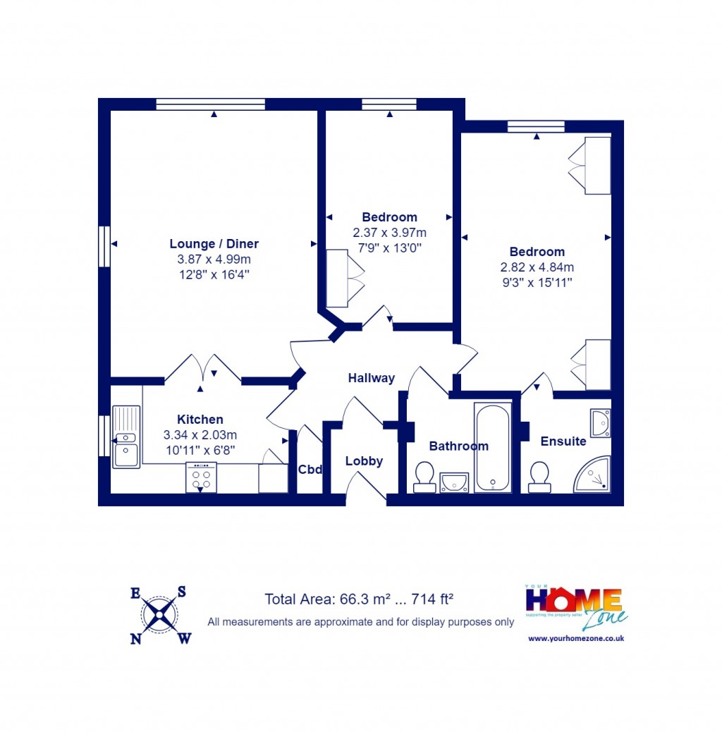 Floorplans For Highcliffe On Sea, Christchurch, Dorset