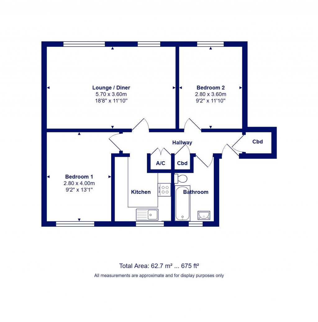 Floorplans For Highcliffe On Sea, Christchurch, Dorset