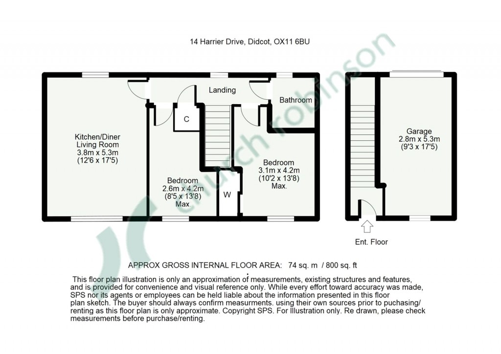 Floorplans For Harrier Drive, Didcot, Oxfordshire, OX11