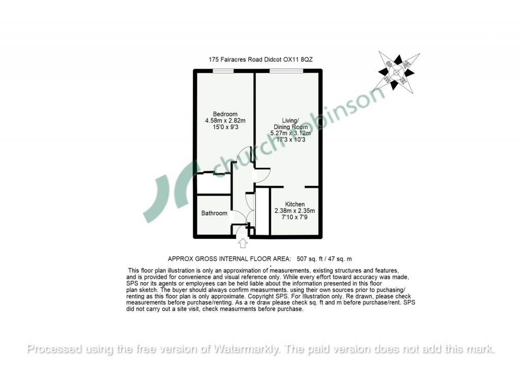 Floorplans For Fairacres Road, Didcot, Oxfordshire, OX11