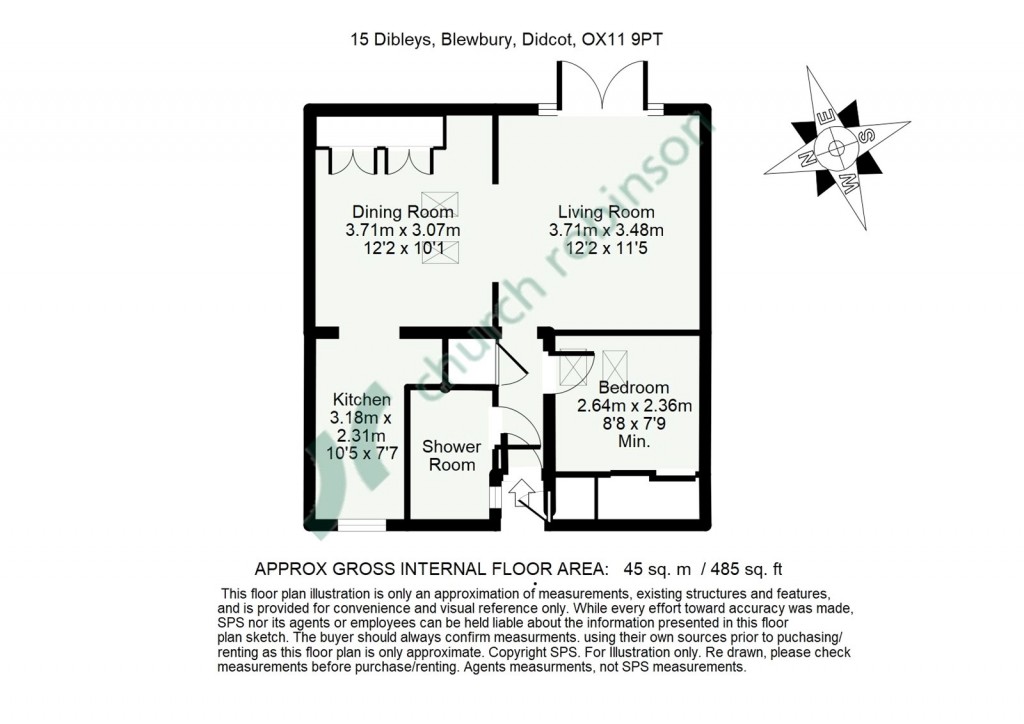 Floorplans For Dibleys, Blewbury, Didcot, Oxfordshire, OX11