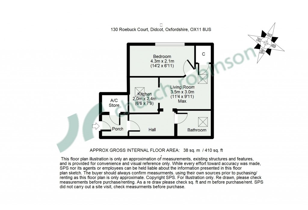 Floorplans For Roebuck Court, Didcot, Oxfordshire, OX11