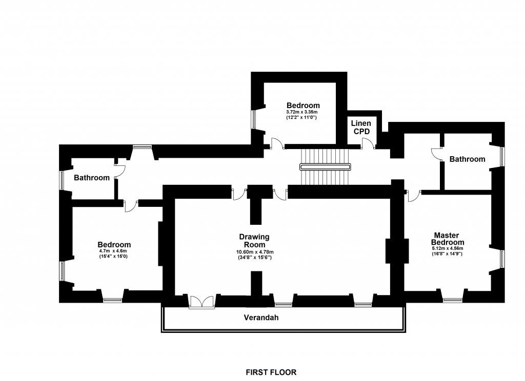 Floorplans For Castle Hills House, Berwick Upon Tweed, Northumberland