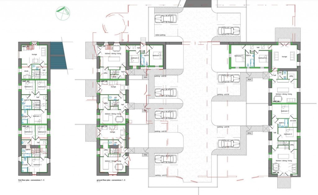 Floorplans For Blackadder Bank Steading, Allanton, Duns, Scottish Borders