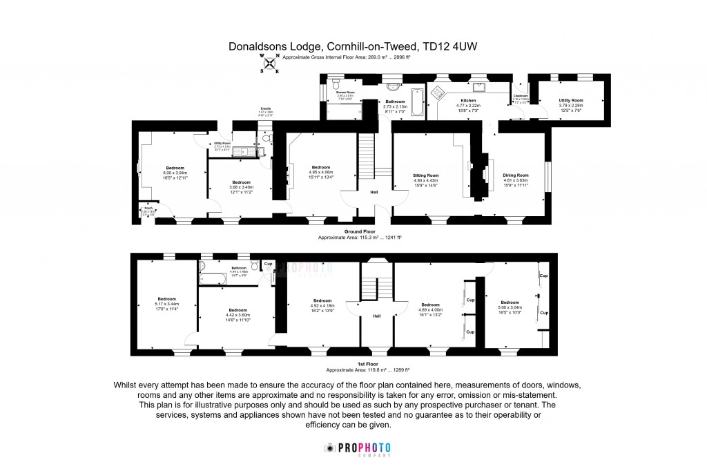 Floorplans For Glen Priory, New Harper Ridge, Cornhill-On-Tweed, Northumberland