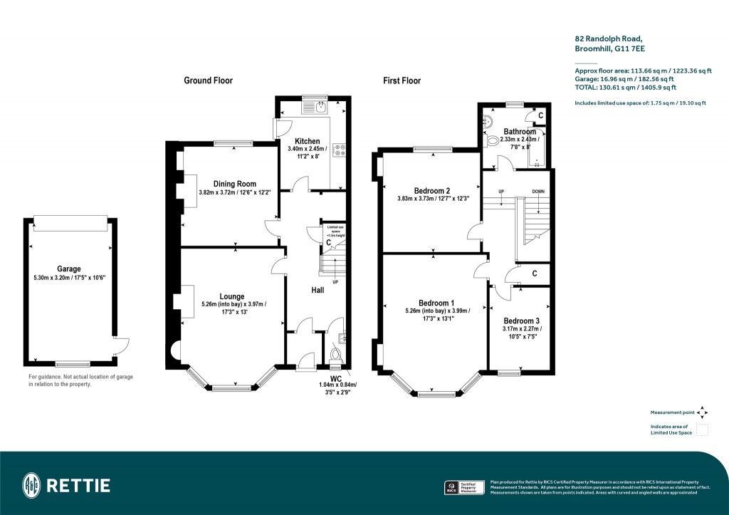 Floorplans For Randolph Road, Broomhill, Glasgow