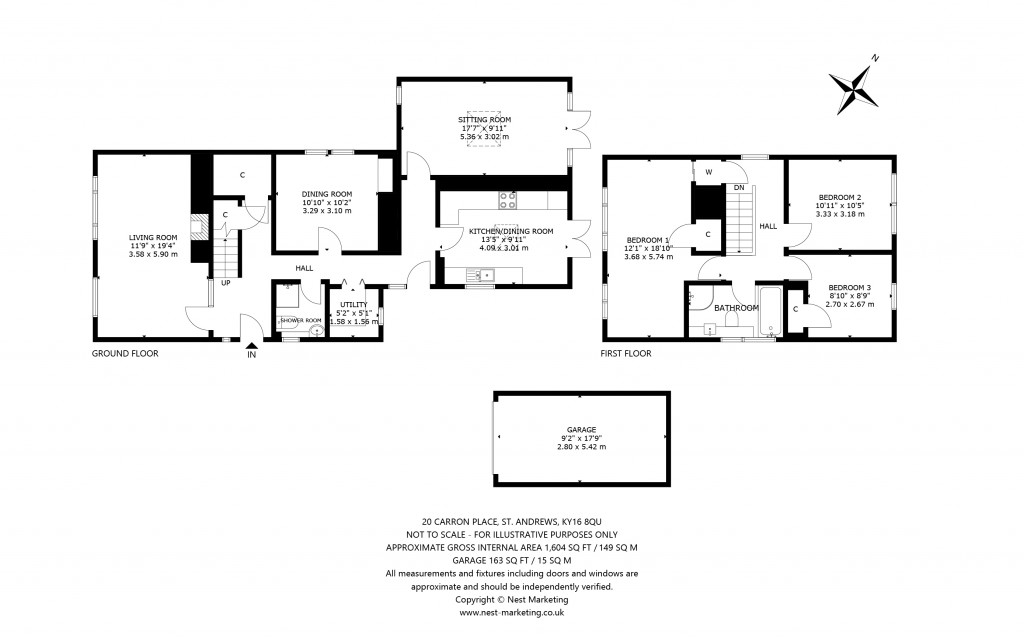 Floorplans For Carron Place, St. Andrews