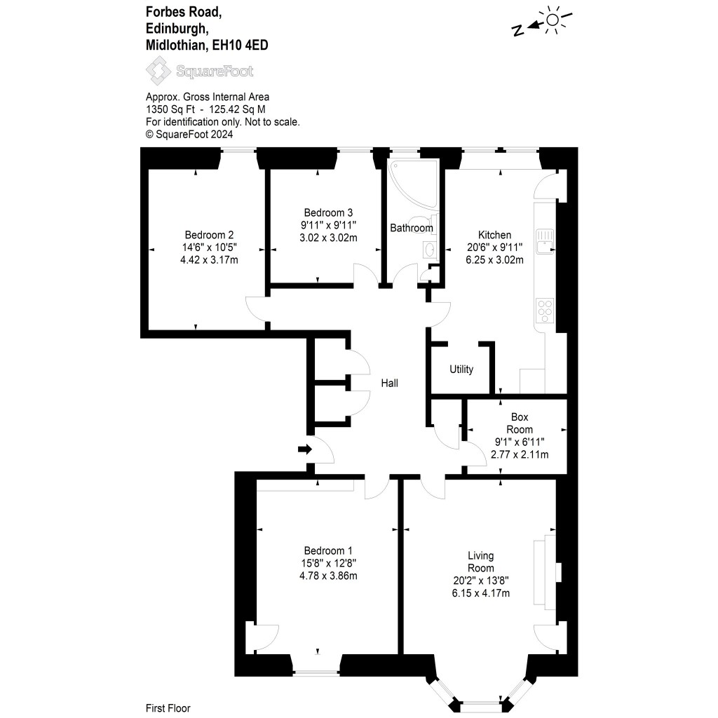 Floorplans For Forbes Road, Edinburgh, Midlothian