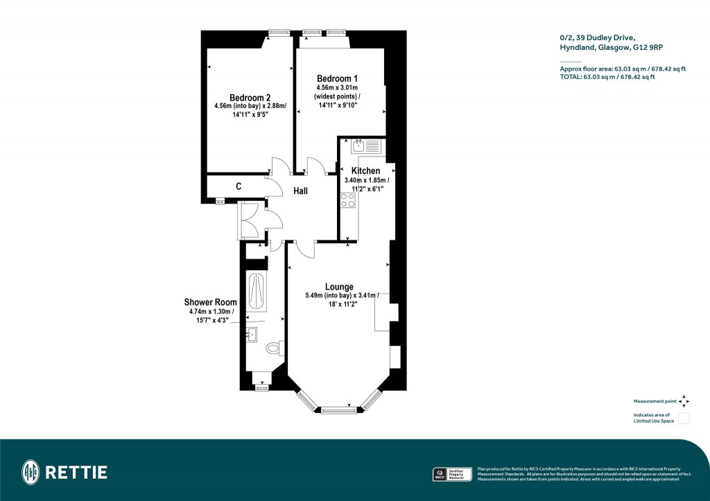 Floorplans For 0/2, Dudley Drive, Hyndland, Glasgow