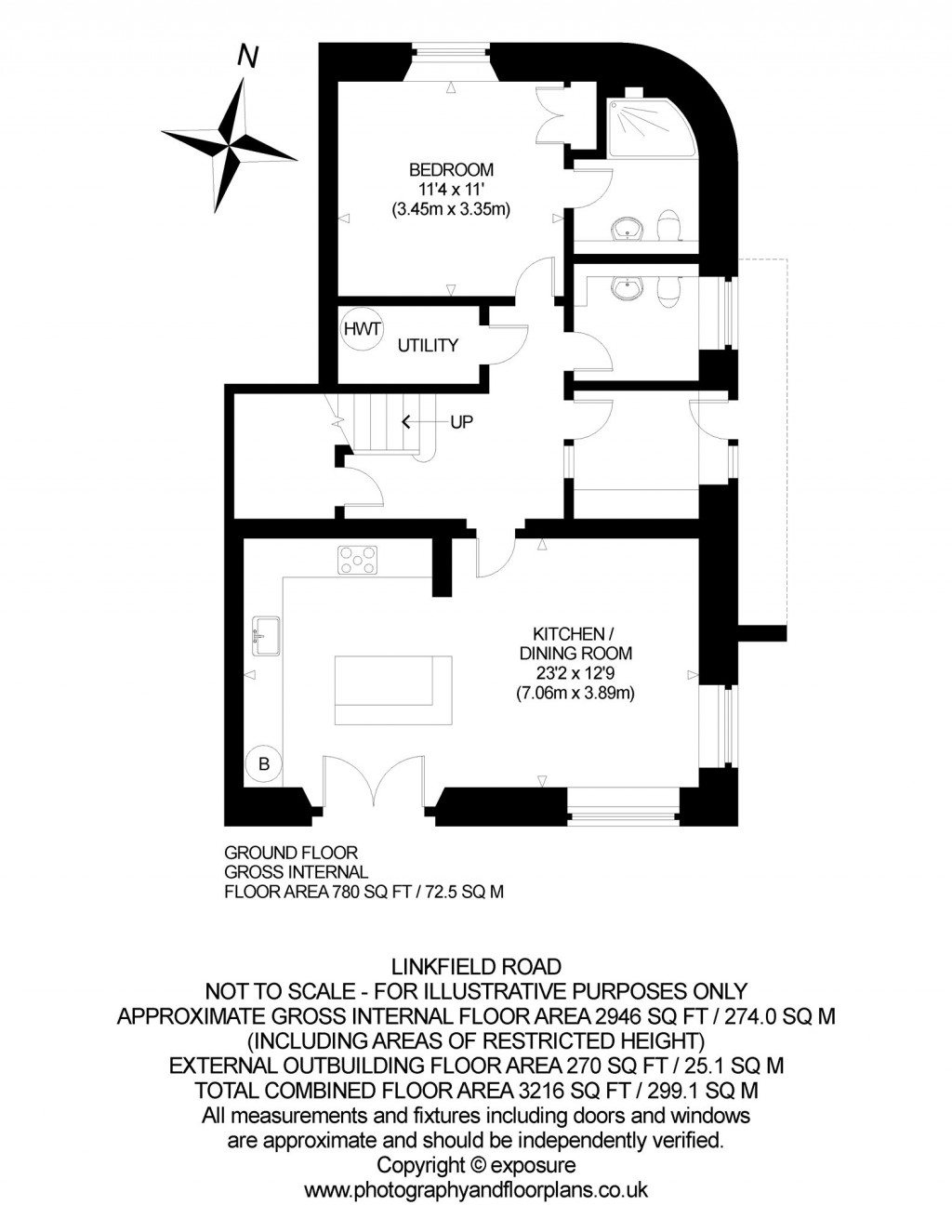 Floorplans For Linkfield Road, Musselburgh, East Lothian