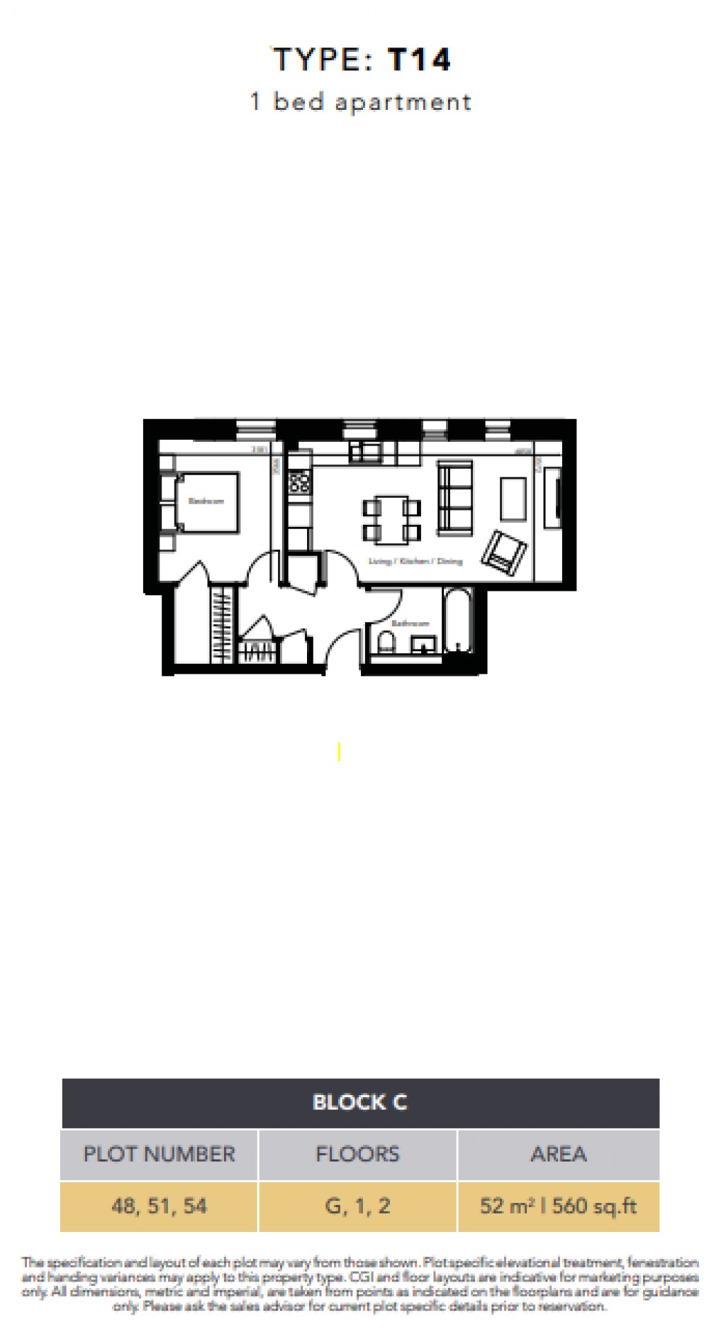 Floorplans For Apt 51, Waverley Square, New Street, Edinburgh, Midlothian