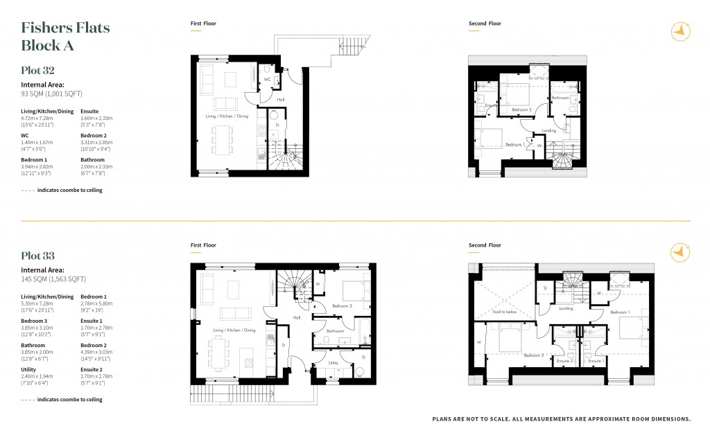 Floorplans For Plot 33, Fishers Flats, St Andrews West, St Andrews