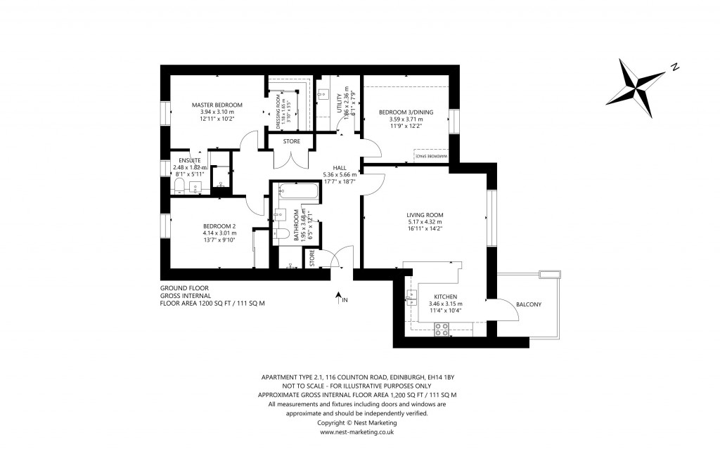 Floorplans For Apt 9, Colinton Road, Apt 9, Colinton Road, Edinburgh, Midlothian