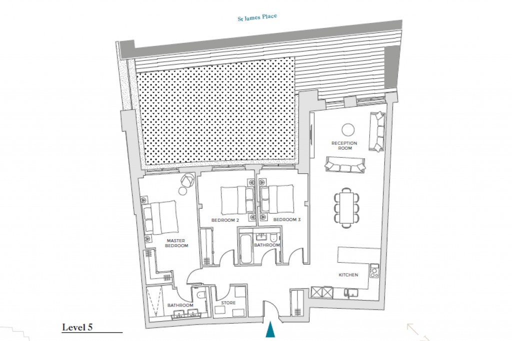 Floorplans For Apt 4, Pavilion B, New Eidyn, Apt 4, Pavilion B, New Eidyn, St James Quarter, Edinburgh