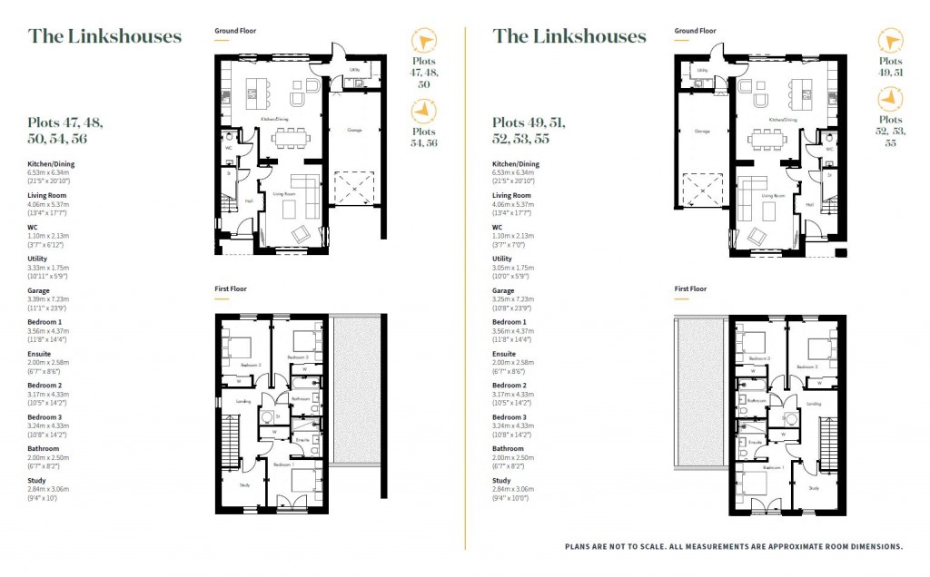 Floorplans For Plot 49, The Linkshouses, Plot 49, The Linkshouses, St Andrews West, St Andrews