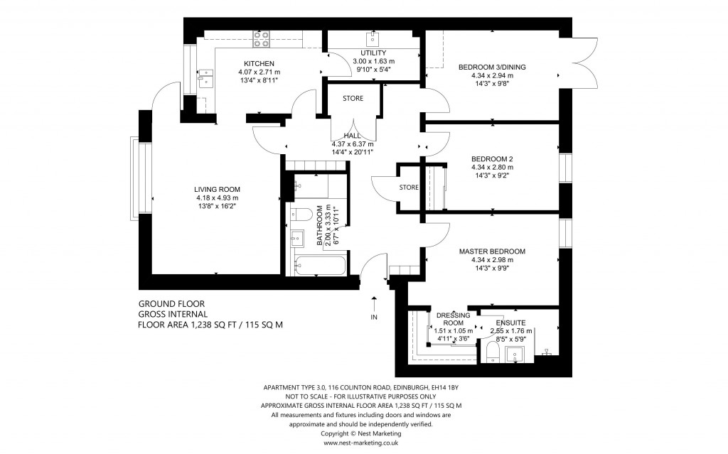 Floorplans For Apt 2, Colinton Road, Apt 2, Colinton Road, Edinburgh, Midlothian