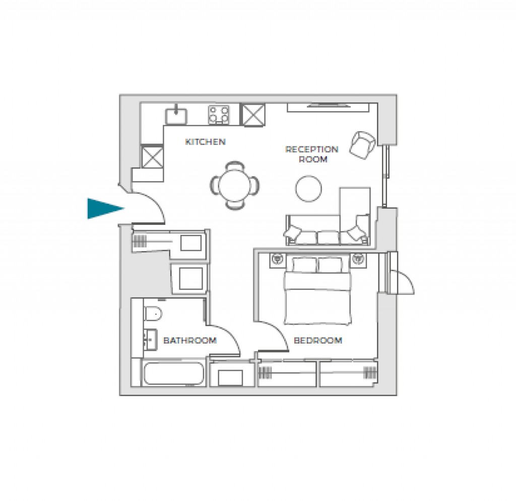 Floorplans For Apt 59, Pavilion A, New Eidyn, Apt 59, Pavilion A, New Eidyn, St James Quarter, Edinburgh