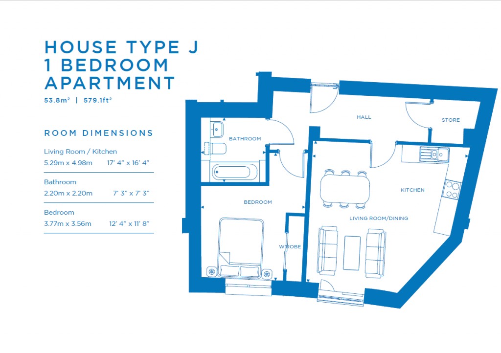 Floorplans For Plot 293, West Shore, Plot 293, West Shore, Granton, Edinburgh, Midlothian