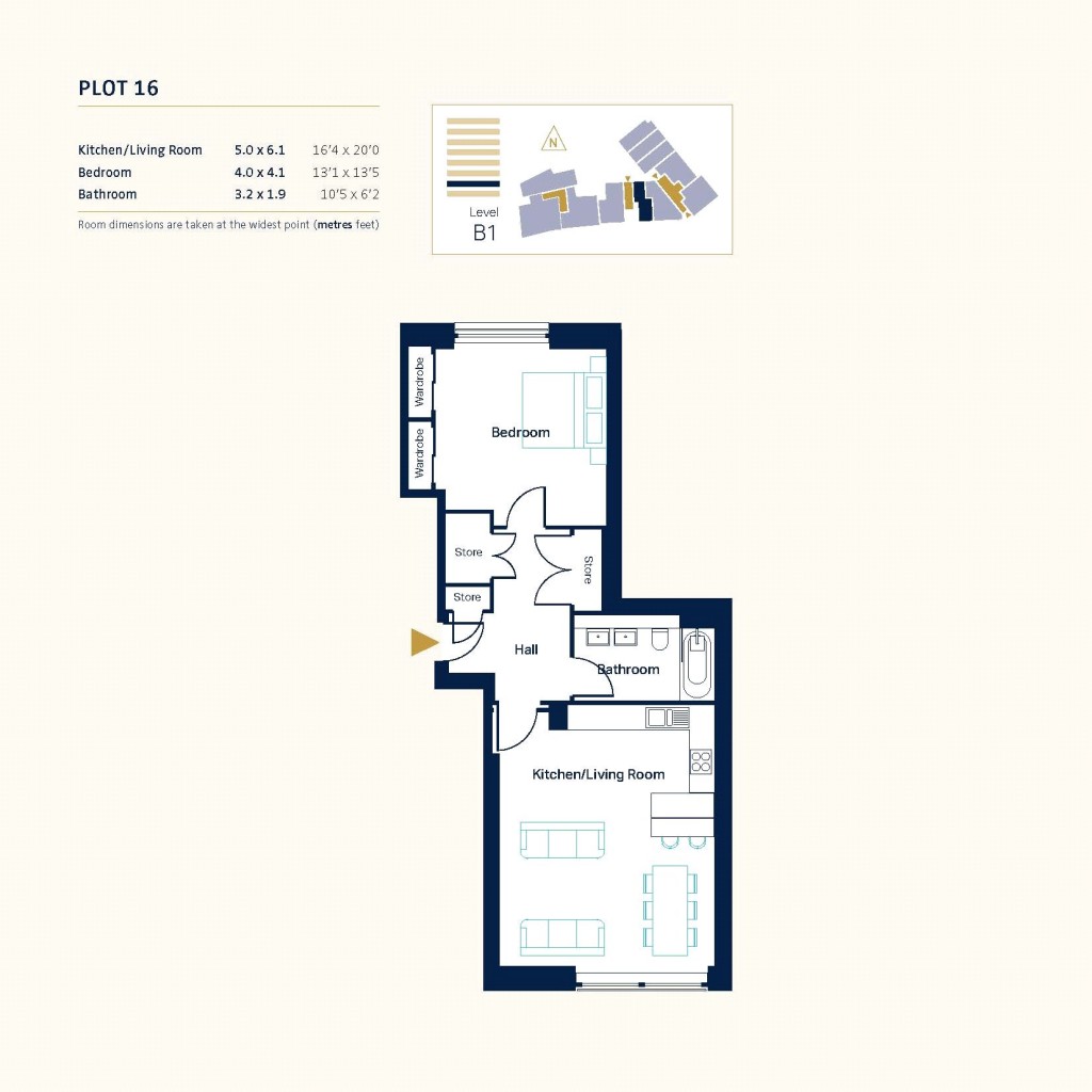 Floorplans For Plot B1.16, Village View, Plot B1.16, Village View, Belford Road, Edinburgh, Midlothian