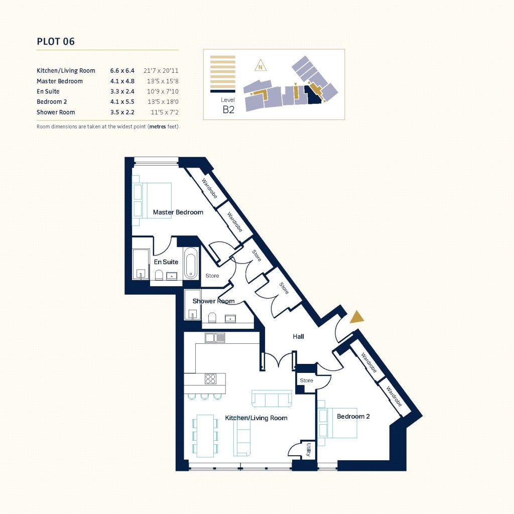 Floorplans For Plot B2.06, Village View, Plot B2.06, Village View, Belford Road, Edinburgh, Midlothian