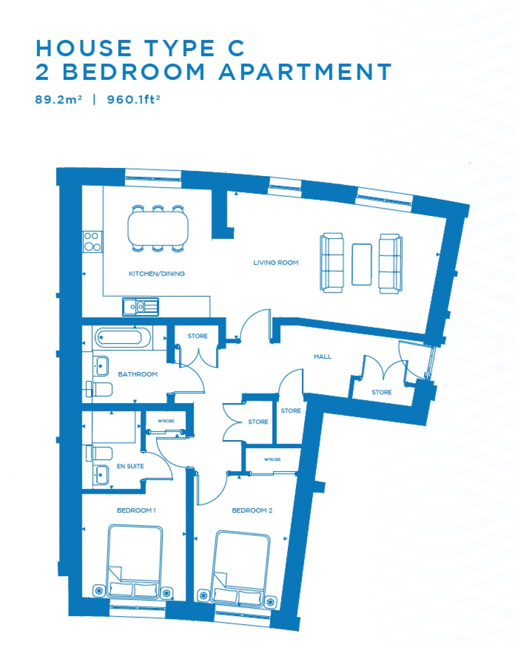 Floorplans For Plot 301, West Shore, Plot 301, West Shore, Edinburgh, Midlothian