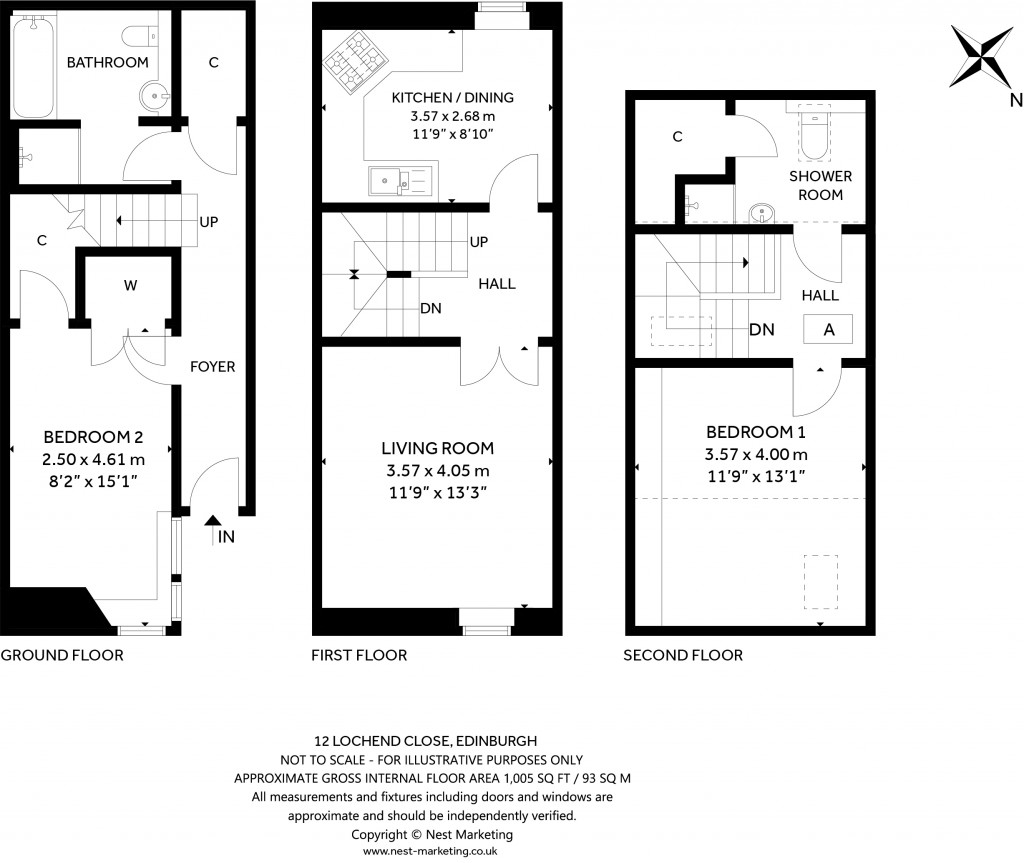 Floorplans For Lochend Close, Edinburgh