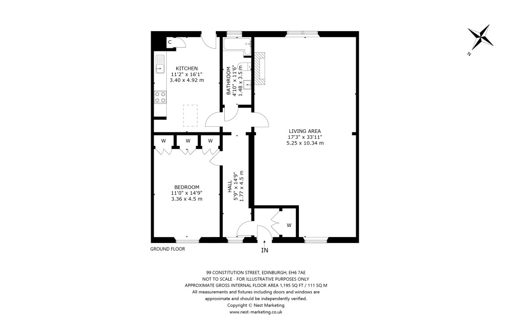 Floorplans For Constitution Street, Edinburgh