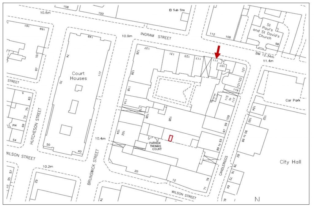 Floorplans For Parking Space No. 10, Ingram Street, Merchant City, Glasgow City