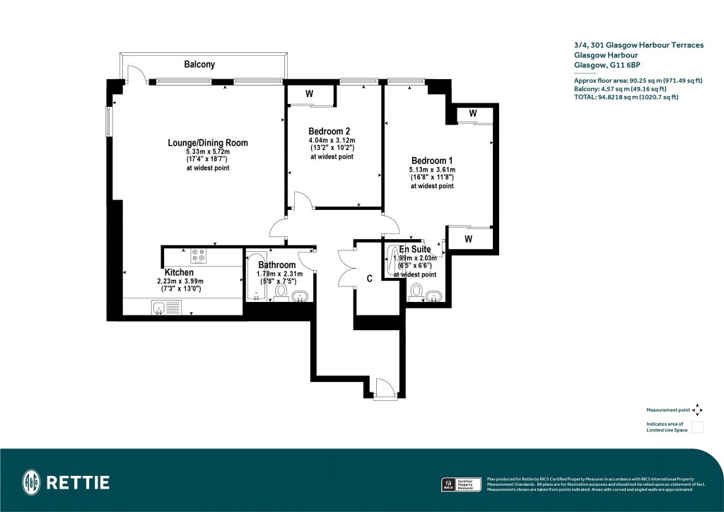 Floorplans For 3/4, Glasgow Harbour Terraces, Glasgow Harbour, Glasgow