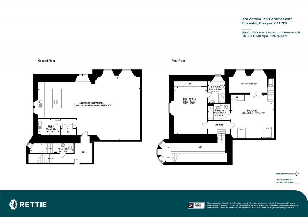 Floorplans For Victoria Park Gardens South, Broomhill, Glasgow