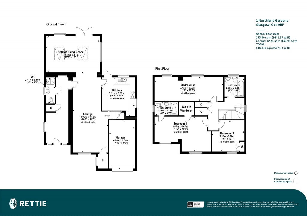 Floorplans For Northland Gardens, Scotstoun, Glasgow