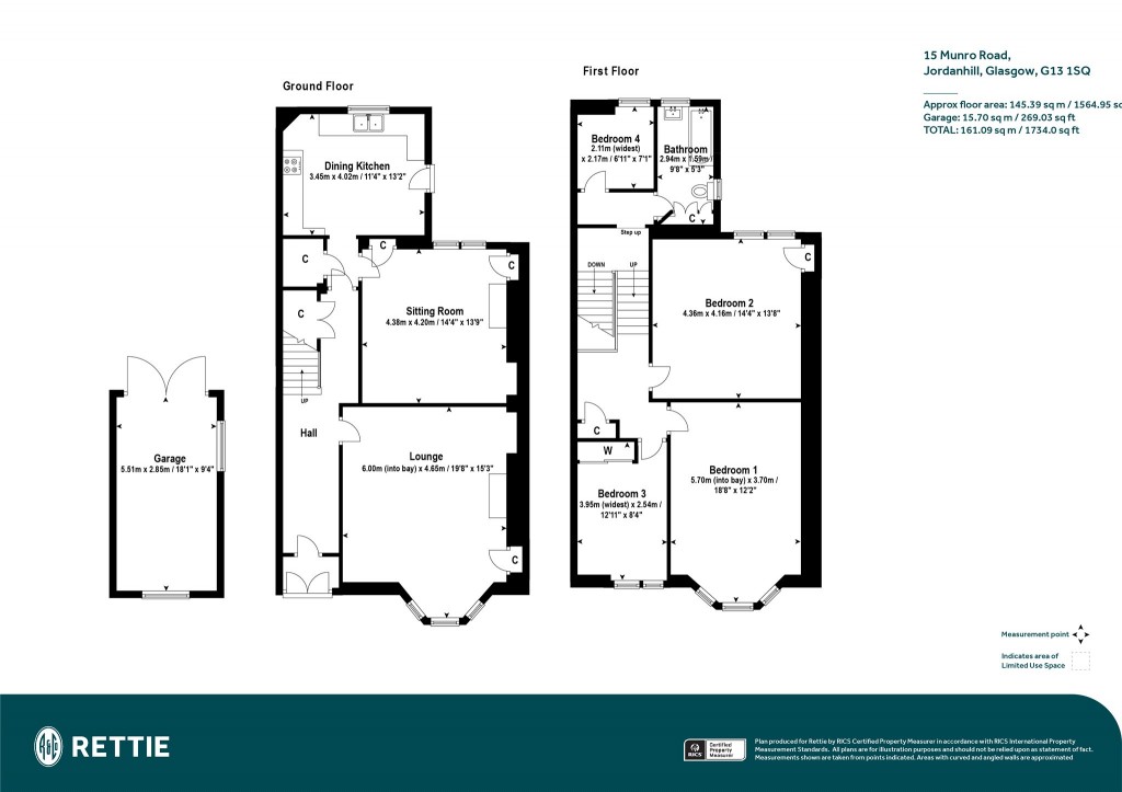 Floorplans For Munro Road, Jordanhill, Glasgow